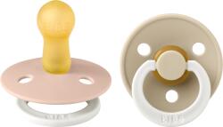 BIBS Colour - esti vanília/esti púderrózsaszín (2 db)