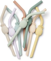 Liewood szilikon szívószál szett - ananász