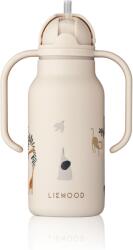 LIEWOOD Kimmie gyerek szívószálas kulacs (250 ml) - szafari (homok)