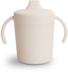 Mushie Tanulópohár - krémfehér