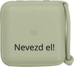 BIBS Névre szóló BIBS cumitartó - zsálya