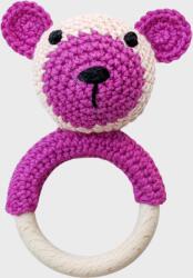 Pippadu Horgolt rágóka csörgővel - Bodza maci