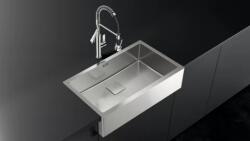 Teka Chiuveta bucatarie Teka front inox masiv, 795x468mm, adancime cuva 20cm, SilentSmart (80 M-XP 1B) Chiuveta