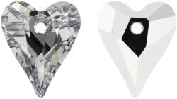 Swarovski Wild Heart Pendant- Swarovski medál - Comet Argent Light V-ezüstös-27 mm