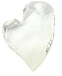 Swarovski Devoted 2 U Heart Swarovski medál - Crystal - fehér-17 mm