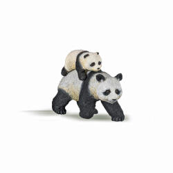 Papo Figurina Ursulet Panda Cu Pui (50071) Figurina