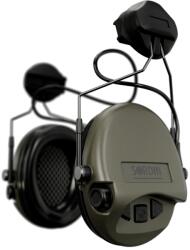 Sordin® Protecții electronice pentru auz Supreme Mil-Spec AUX Sordin®, Cască cu șină ARC (Culoare: Camo green)