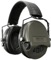 Sordin® Protectoare electronice de auz Supreme Mil-Spec AUX SFA Sordin® (Culoare: Camo green)