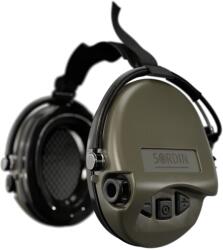 Sordin® Aparate electronice de protecție auditivă Supreme Mil-Spec AUX Neckband Sordin® (Culoare: Camo green)
