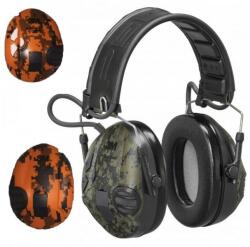 Peltor® (3m®) Căști electronice de protecție 3M® PELTOR® SportTac Slimline (Culoare: Verde / Portocaliu Camo)