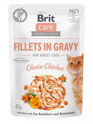 Brit Care Cat Fillets in Gravy Choice Chicken 6 x 85 g