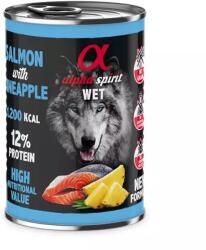 Alpha Spirit Dog Wet - Salmon & Pineapple 12 x 400 g