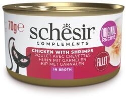 Schesir cat csirke és garnélarák alaplében 12 x 70 g