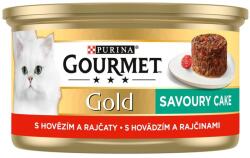 Gourmet GOLD konzerv - Savoury Cake marhahússal és paradicsommal, 6 x 85g
