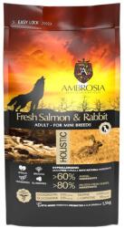AMBROSIA Adult Mini Breeds Fresh Salmon & Rabbit 1, 5 kg