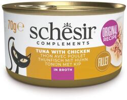 Schesir cat tonhal és csirke alaplében 12 x 70 g
