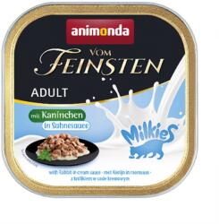 Animonda Vom Feinsten Adult Cat Milkies - Nyúl tejszínes szószban 6 x 100 g