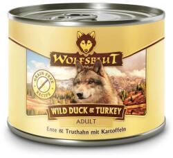 Wolfsblut Konzerv Wolfsblut Wild Kacsa és Pulyka 6 x 200 g