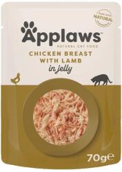 Applaws Macska tasakos eledel csirkemell és bárányhús zselében 6 x 70 g