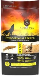 AMBROSIA Adult Mini Breeds Fresh Salmon & Chicken 6 kg