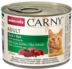Animonda Carny Adult - Marha, rénszarvas és vörösáfonya 6 x 200 g