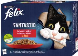 FELIX Fantastic tasakos eledel ízletes válogatás csirkéből, marhából, nyúlból és bárányból 48 x 85 g
