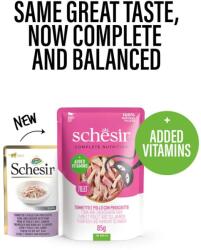 Schesir cat tuna and chicken with ham 85 g