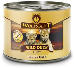 Wolfsblut Konzerv Wolfsblut Wild Kacsa Kölyökkutya 12 x 200 g