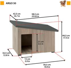 Ferplast Argo 50 kutyaház 58, 5 x 42, 5 cm (87027100)