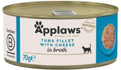 Applaws Konzervá macskáknak tonhallal és sajttal lében 12 x 70 g