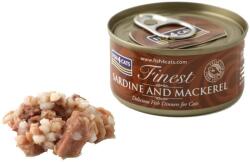 Fish4Dogs Fish4cats Finest Szardínia és Makréla 6 x 70 g
