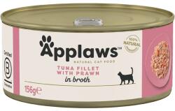 Applaws Konzervá macskáknak tonhallal és garnélával lében 12 x 70 g