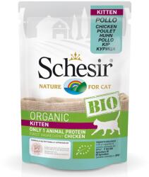 Schesir cat bio kiscica, csirke 6 x 85 g