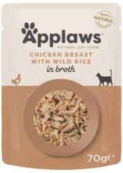 Applaws Macska tasakos eledel csirkemell és vad rizs leves 6 x 70 g