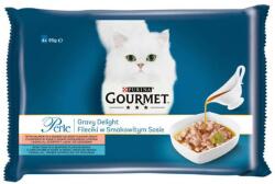 Gourmet PERLE Gravy Delight alutasakos táp - hal 24 x 85 g