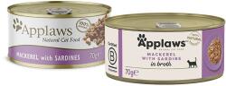 Applaws macskakonzerv makrélával és szardíniával, húslevesben 12 x 70 g
