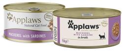 Applaws macskakonzerv makrélával és szardíniával, húslevesben 70 g
