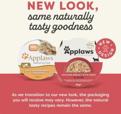 Applaws Cat Pot csirkemell és kacsahús lében 60 g