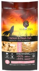 AMBROSIA Puppy & Growth All Breeds Chicken & Fresh Fish 2 kg