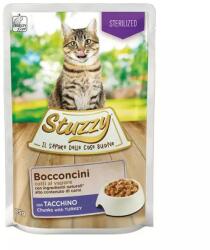 Stuzzy Cat Sterilized Chunks pulykadarabkákkal szószban 12 x 85 g