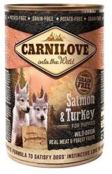 CARNILOVE Wild Meat Salmon & Turkey for Puppies 12 x 400g