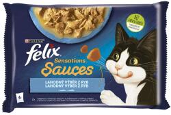 FELIX Sensations Sauces tasakos eledel, tőkehal, szardínia 72 x 85 g