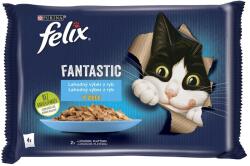 FELIX Fantastic tasakos eledel lazacból és lepényhalból kocsonyában 24 x 85 g