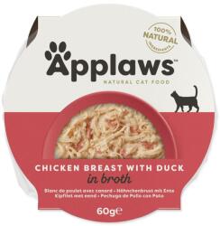 Applaws Cat Pot csirkemell és kacsahús lében 6 x 60 g
