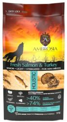 AMBROSIA Senior & Sterilized Mini Breeds Fresh Salmon & Turkey 5 kg