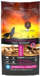 AMBROSIA Puppy & Growth Large Breeds Chicken & Salmon 12 kg