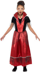 Brunofunnyshop Costum Halloween copii printesa vampir 7-9 ani Costum bal mascat copii