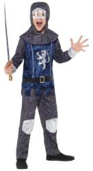 Brunofunnyshop Costum carnaval copii print cavaler medieval albastru 4-6 ani Costum bal mascat copii