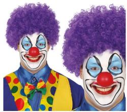 Brunofunnyshop Peruca afro clown violet