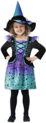 Brunofunnyshop Costum Halloween copii vrajitoare cosmica 3-4 ani Costum bal mascat copii